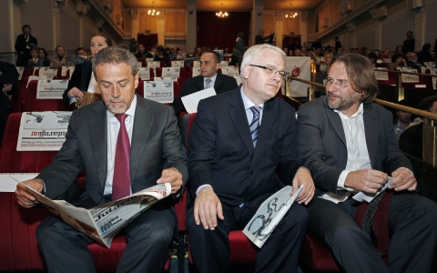 Milan Bandić, Ivo Josipović, Hrvoje Hribar